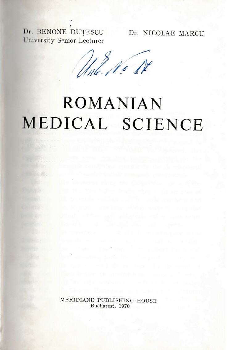  Romanian Medical Science