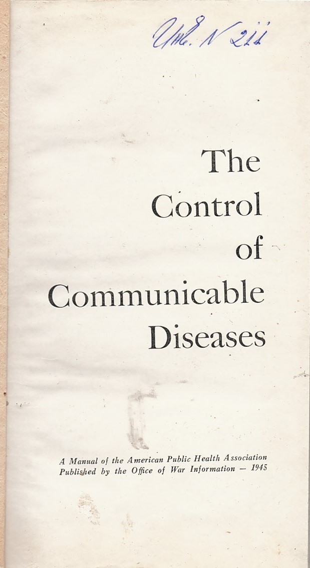  The Control of Communicable Diseases