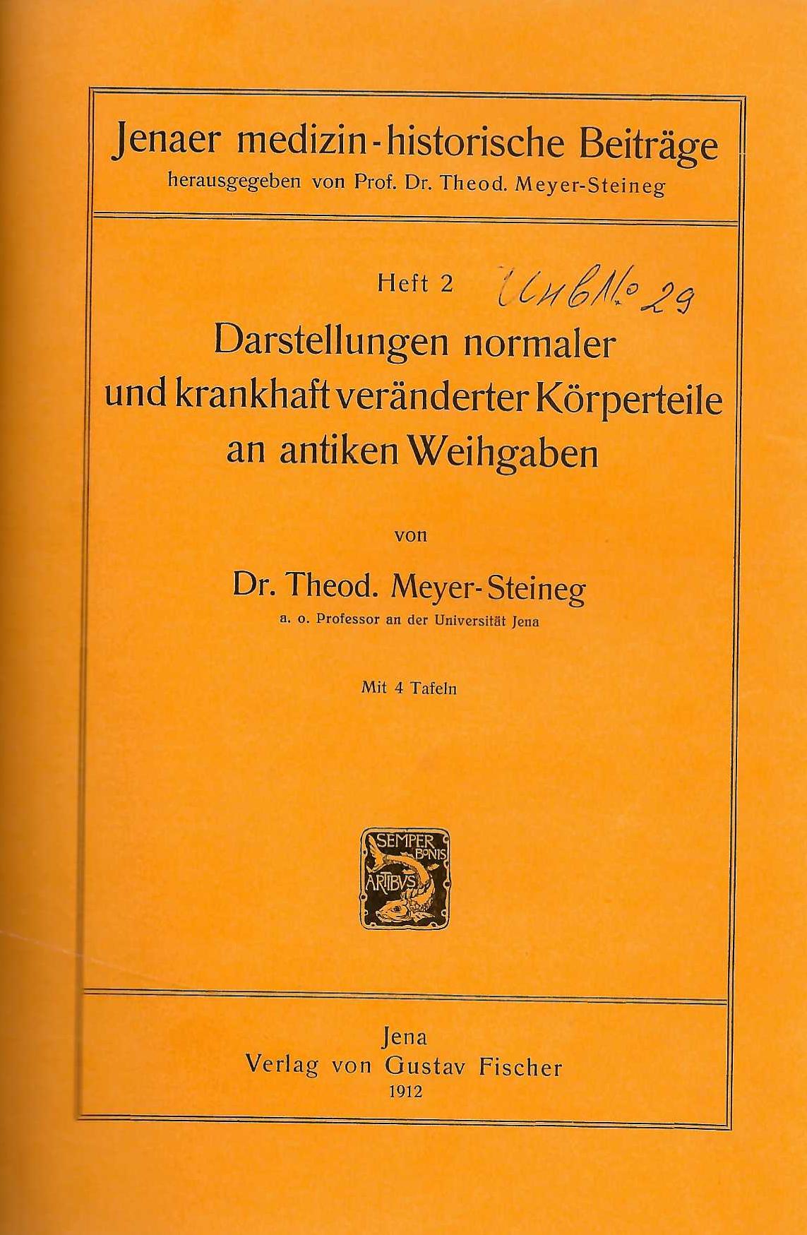  Darstellungen normaler und krankhalt veranderten Korperteile in antiken Weihgaben