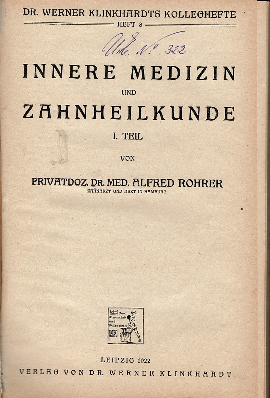  Innere medizin und zahnheilkunde, teil 1