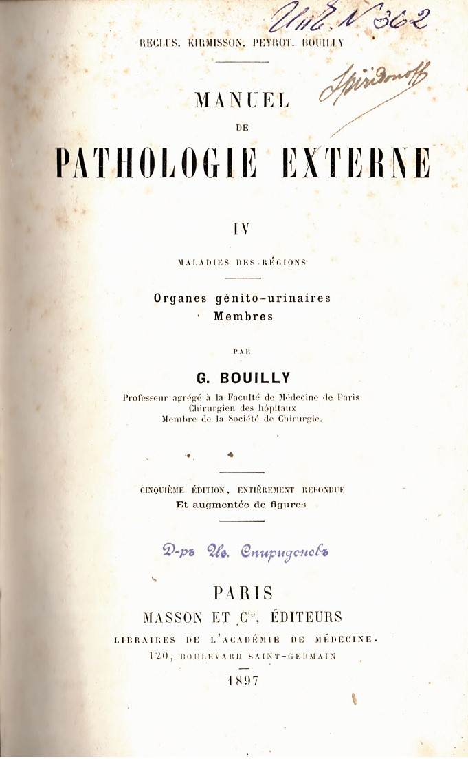  Manuel de pathologie externe, b.4