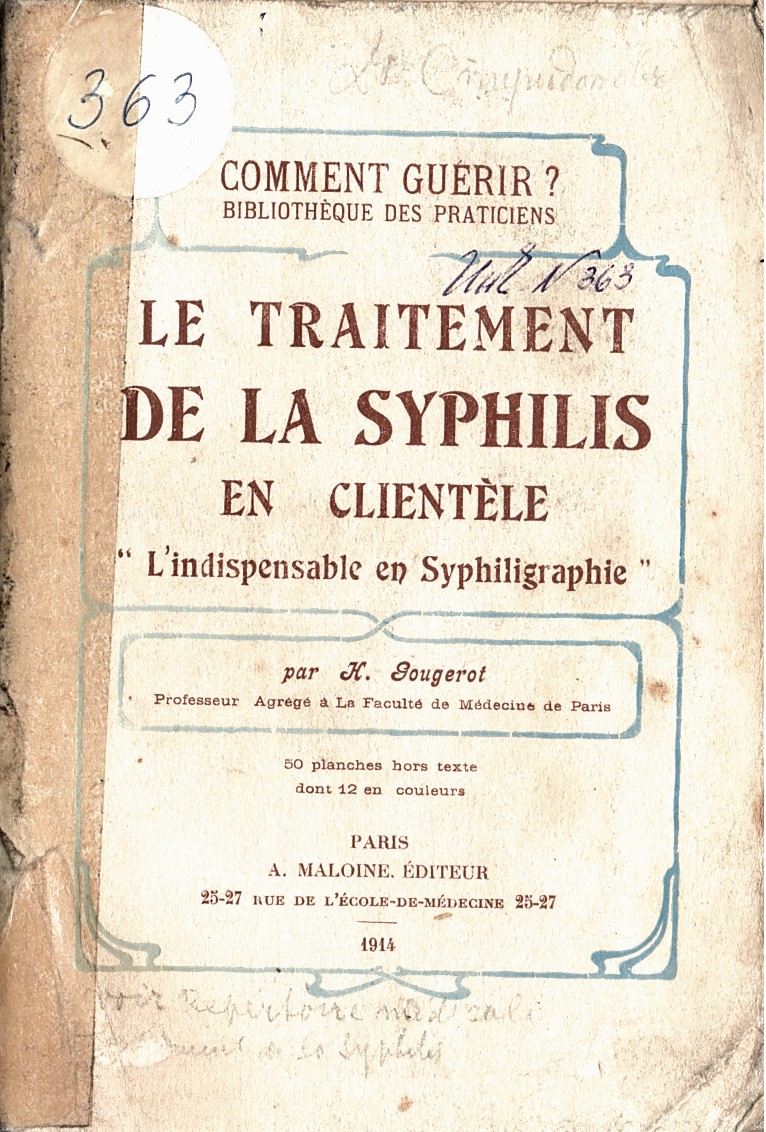  Le traitement de la syphilis en clientele