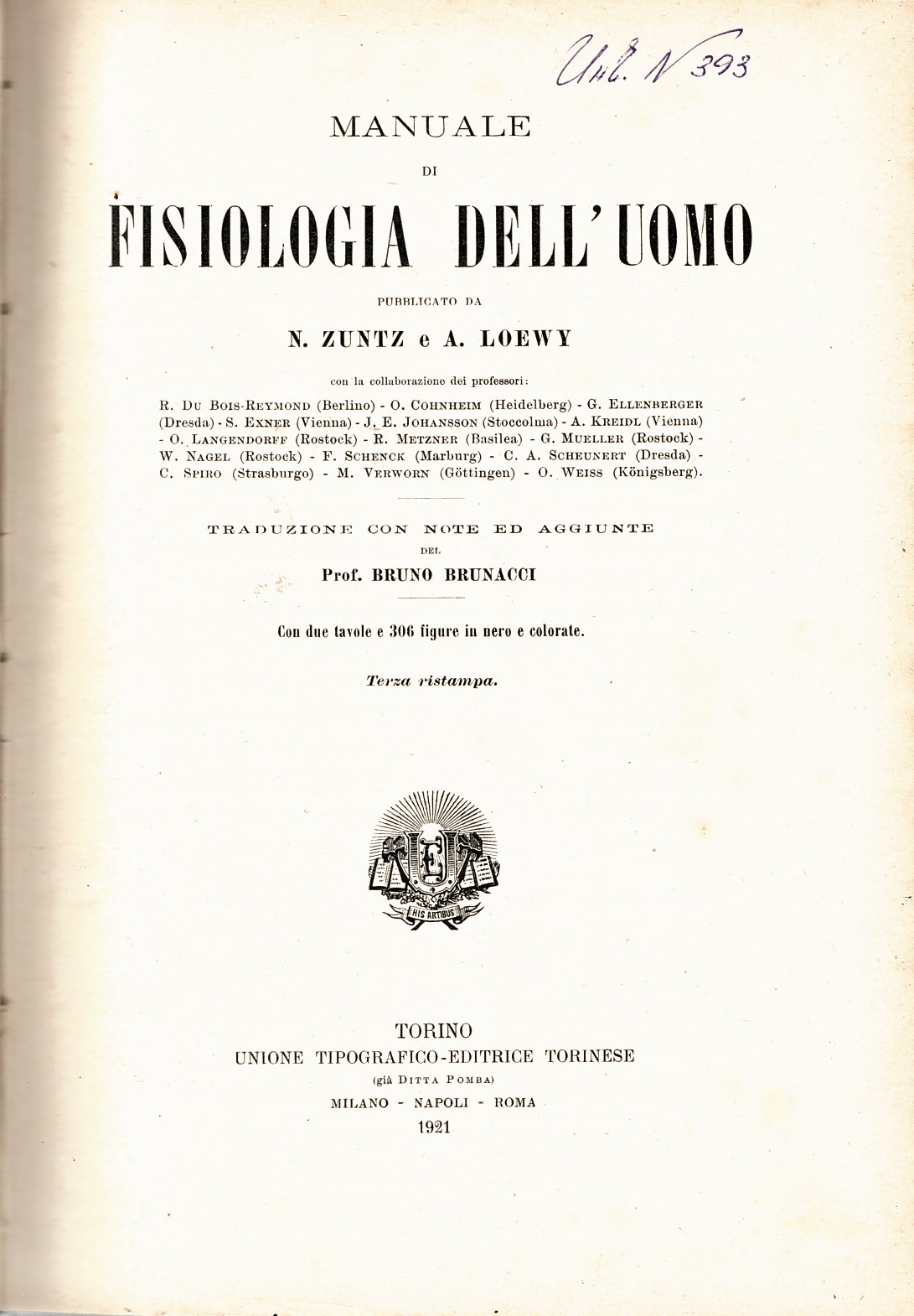   Manuel di fisiologia dell’uomo