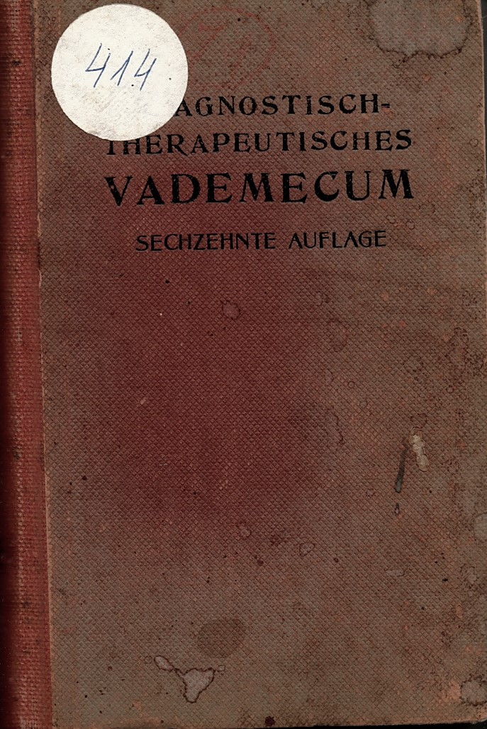   Diagnostisch – therapeutisches vademecum