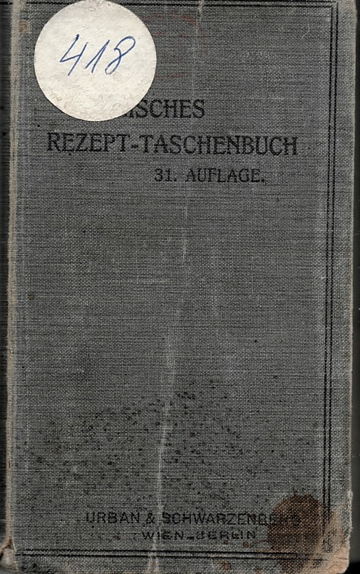  Klinisches rezept – taschenbuch