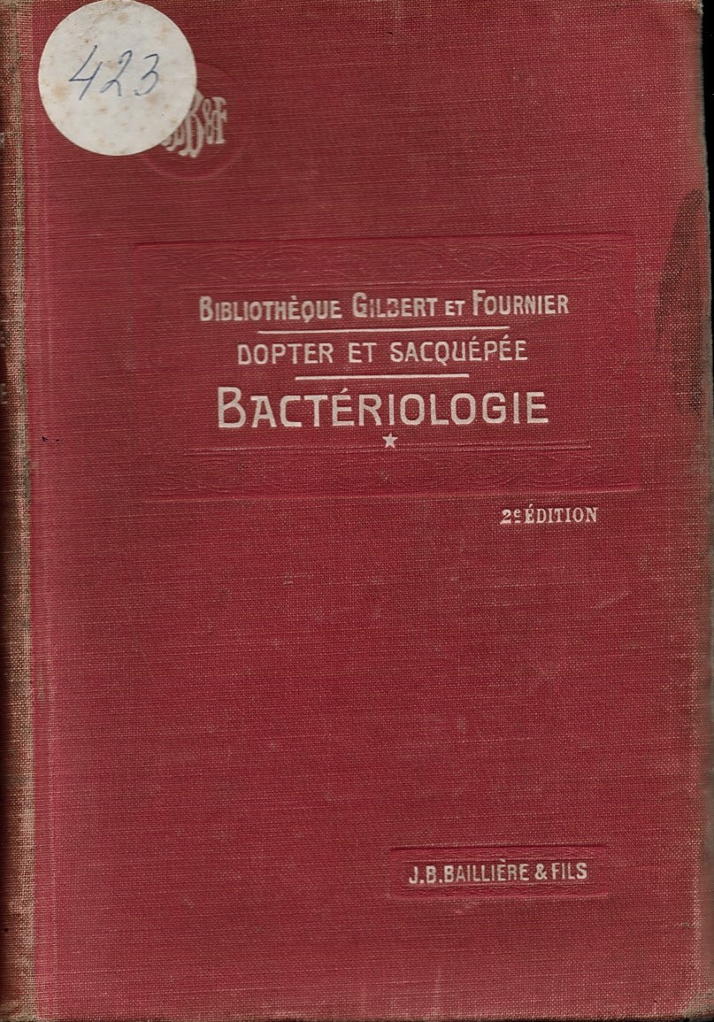   Dopter et sacquepee Bacteriologie