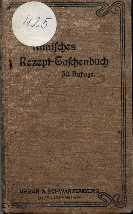  Klinisches rezept – taschenbuch