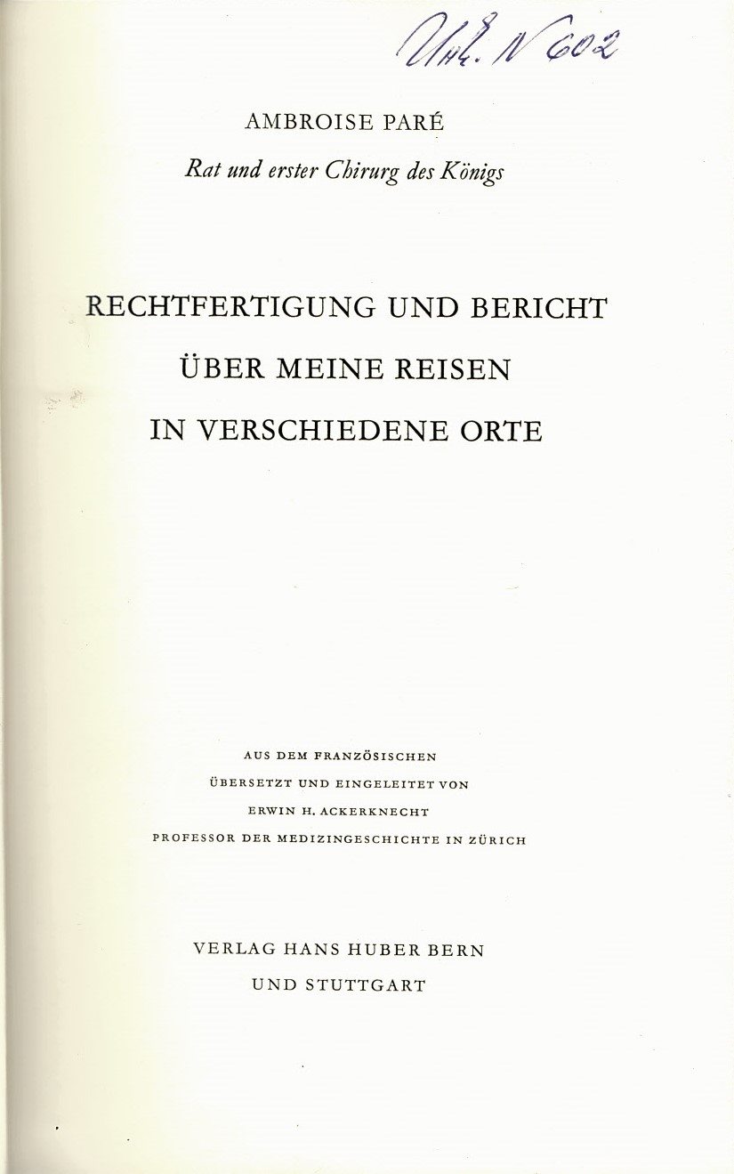  Rechtfertigung und bericht uber meine reisen in verschiedene orte