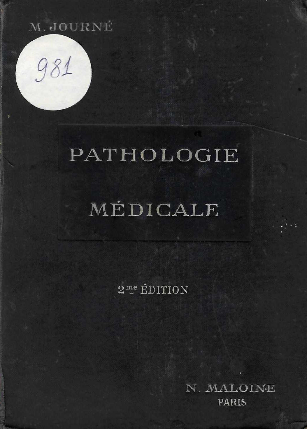   Pathologie de medicale