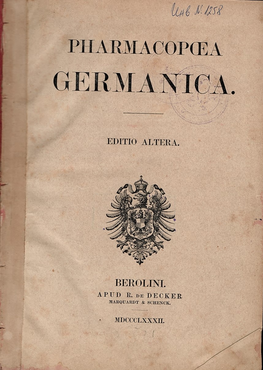  Pharmacopea Germanica