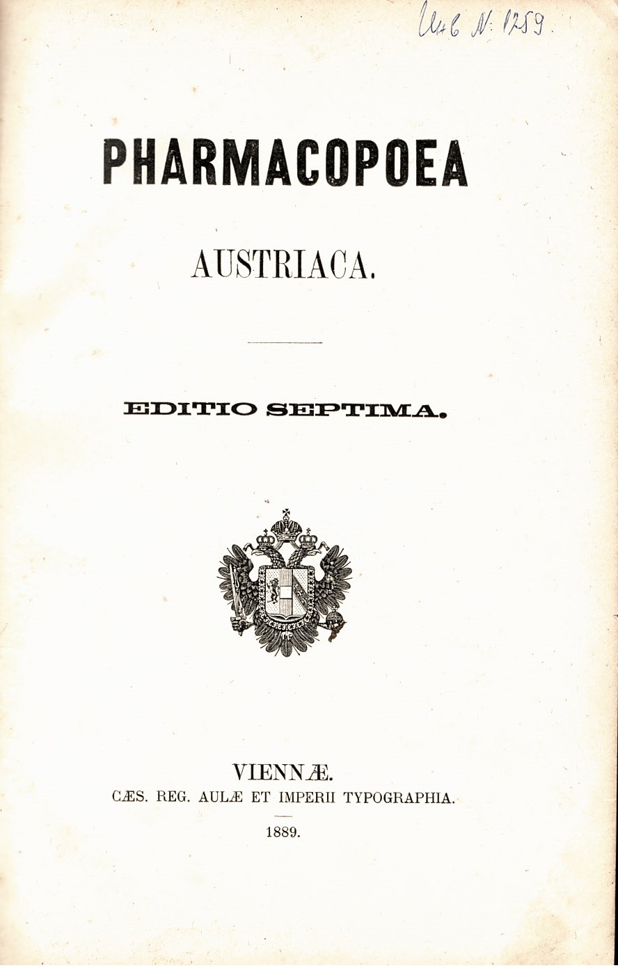  Pharmacopea Austiaka