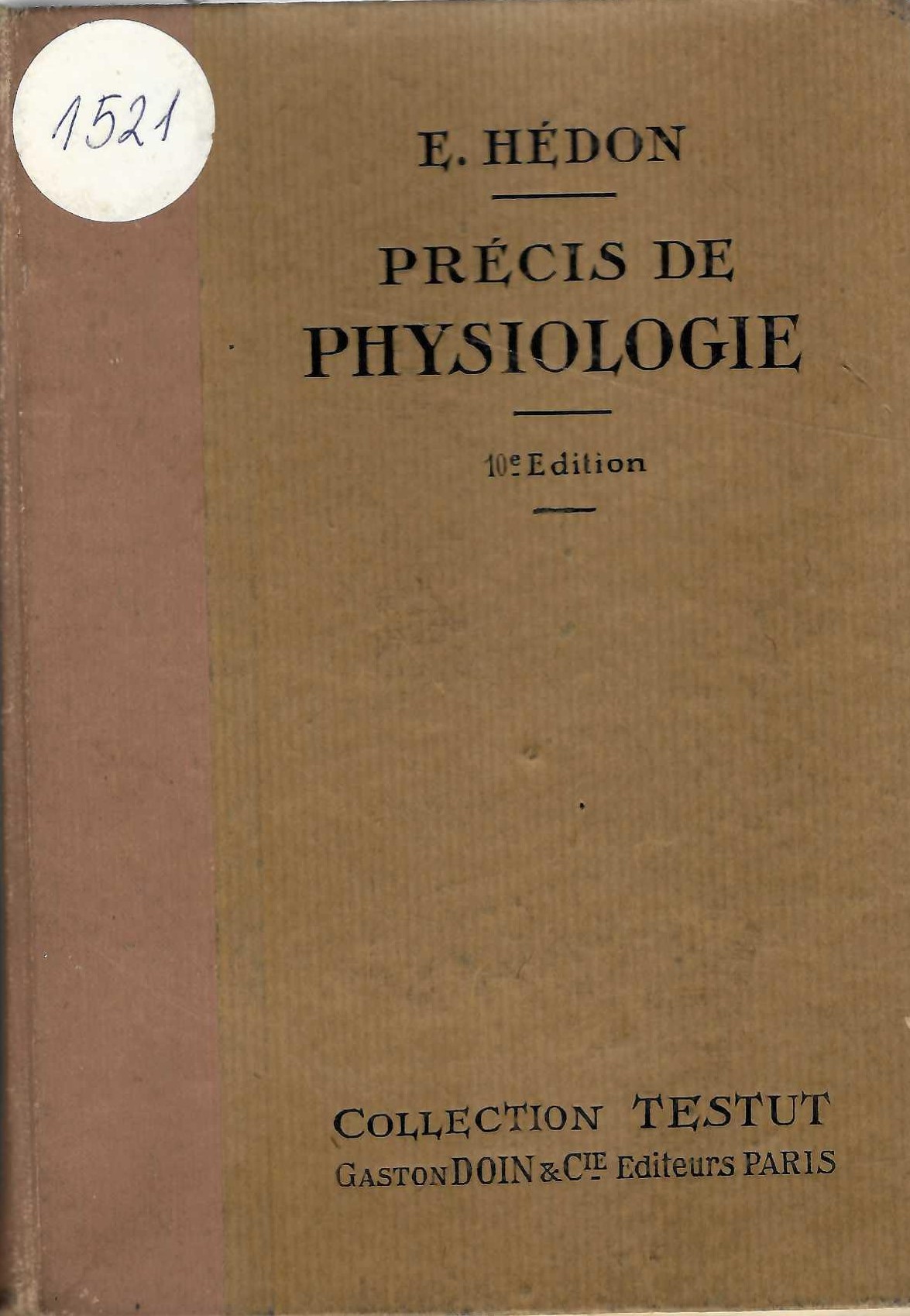  Precis de Physiologie