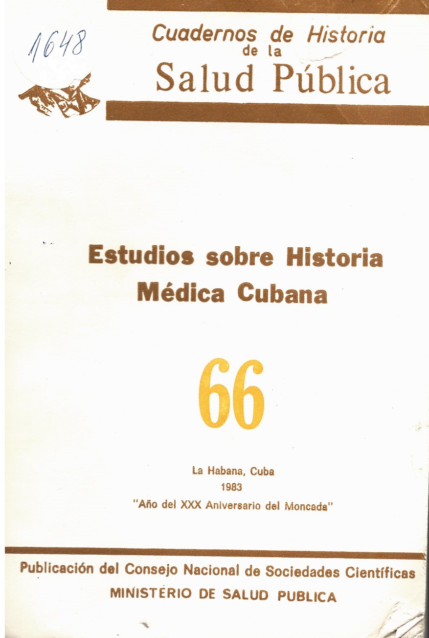  Cuadernos de historia de la Salud Publica № 66