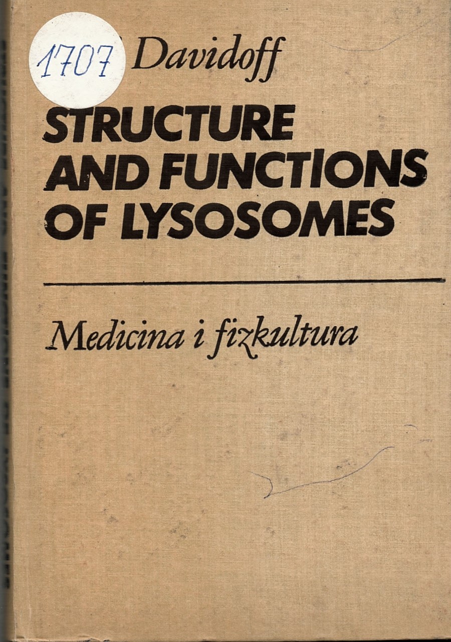  Strukture and functions of lysosomes
