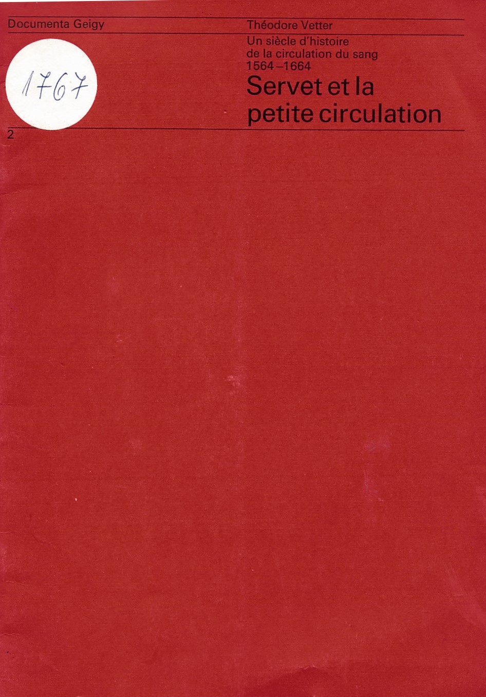  Servet et la petite circulation