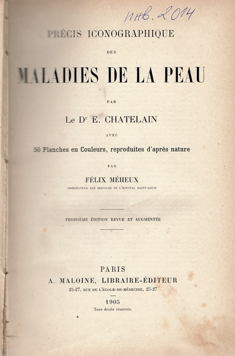  Precis iconografiques des maladies de la peau