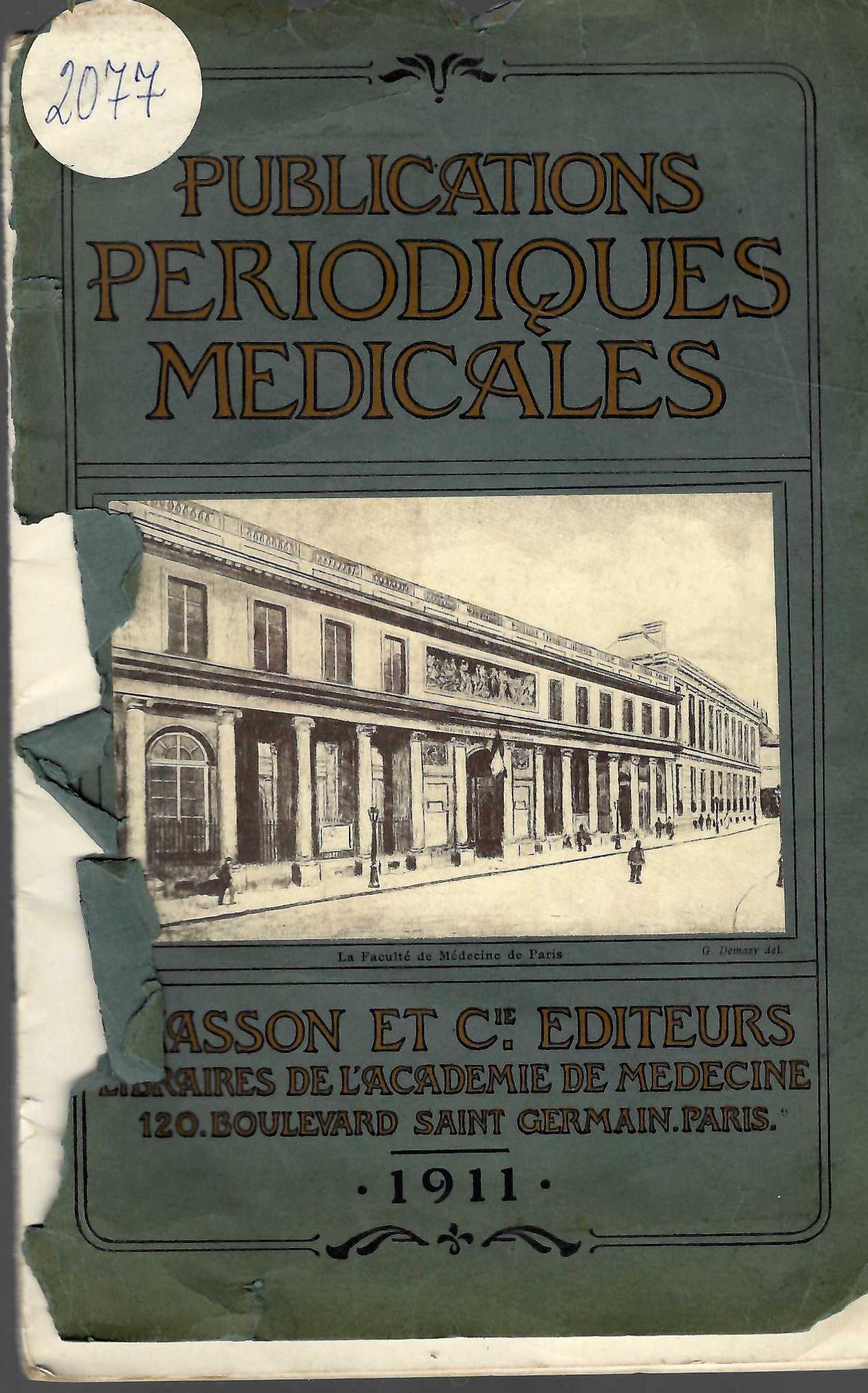  Publications periodiques medicales