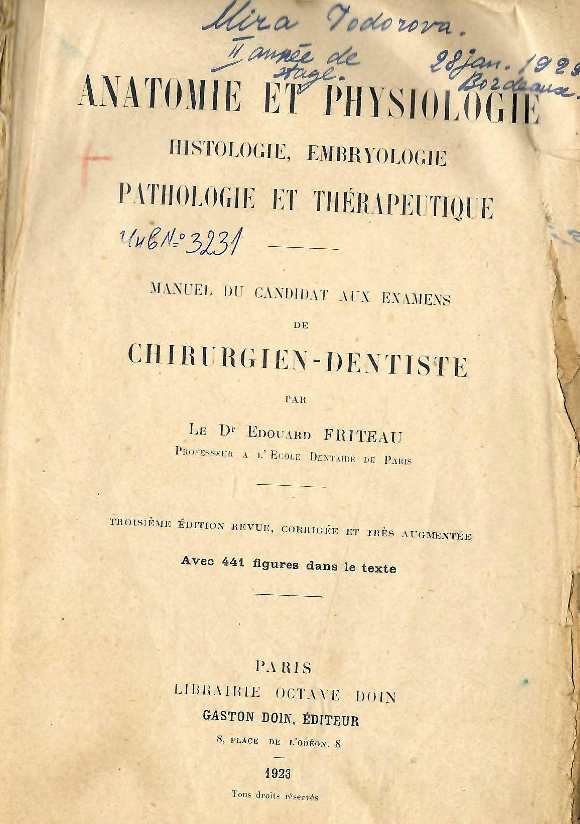  Chirurgien - dentiste, 1