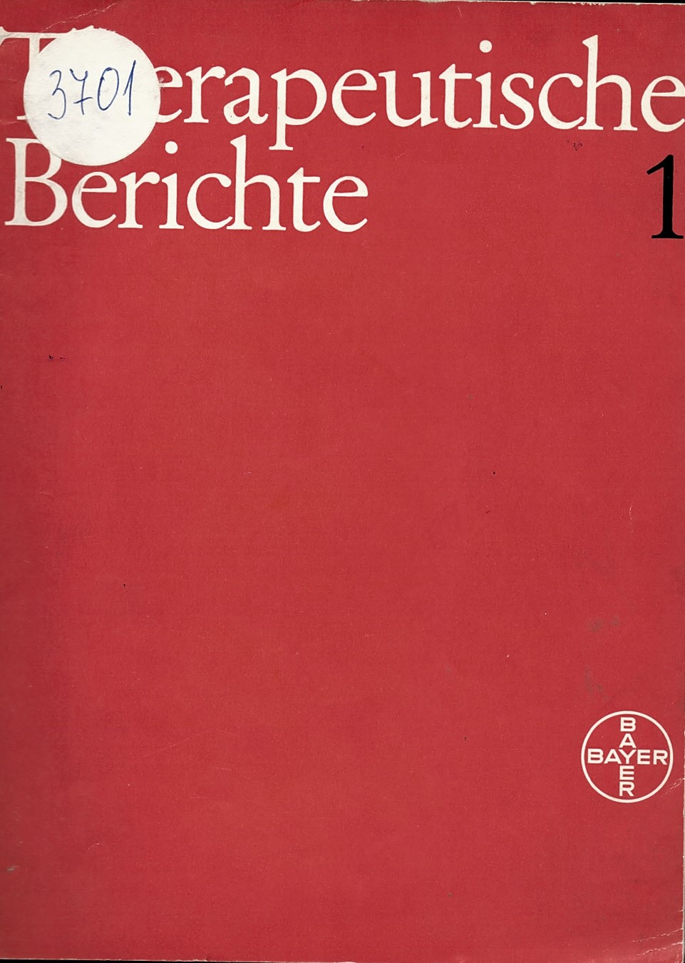  Therapeutische berichte,  N:1