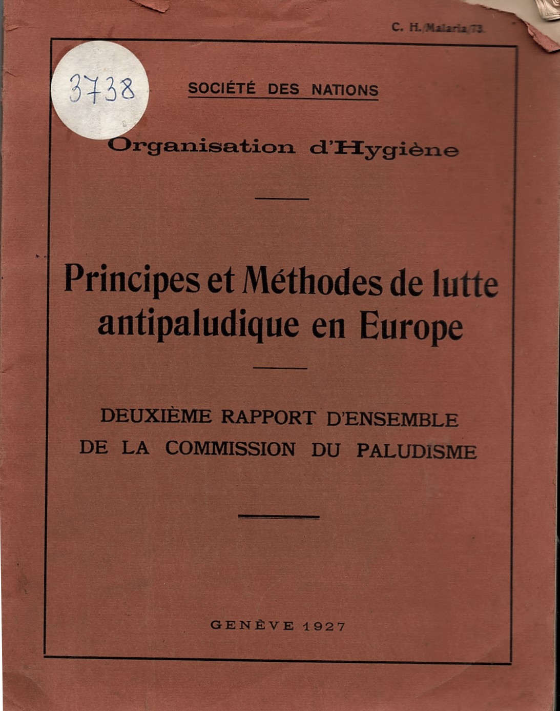  Principes et metodes de lutteantipaludique en Europe