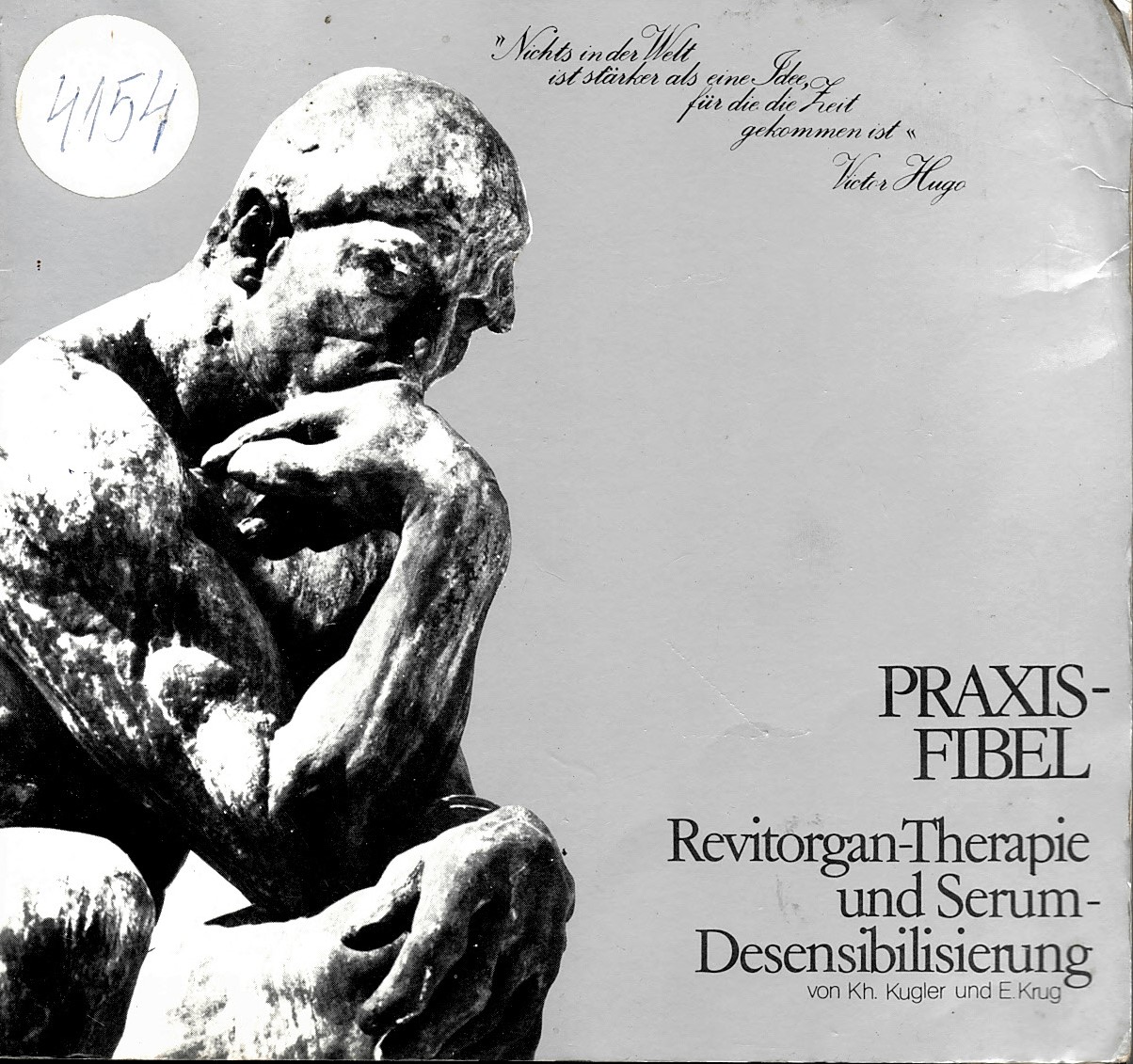   Praxis-Fibel (Praxisfibel) Revitorgan-Therapie (Revitorgantherapie) und Serum-Desensibilisierung 