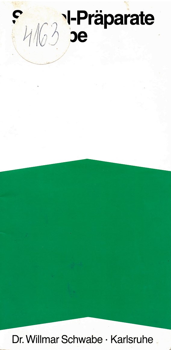  Spezial- preparate Schowade