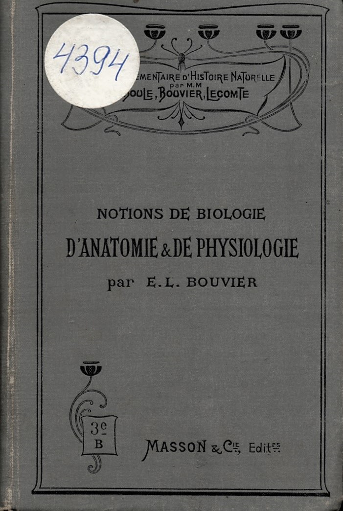  D’anatomie et de physiologie