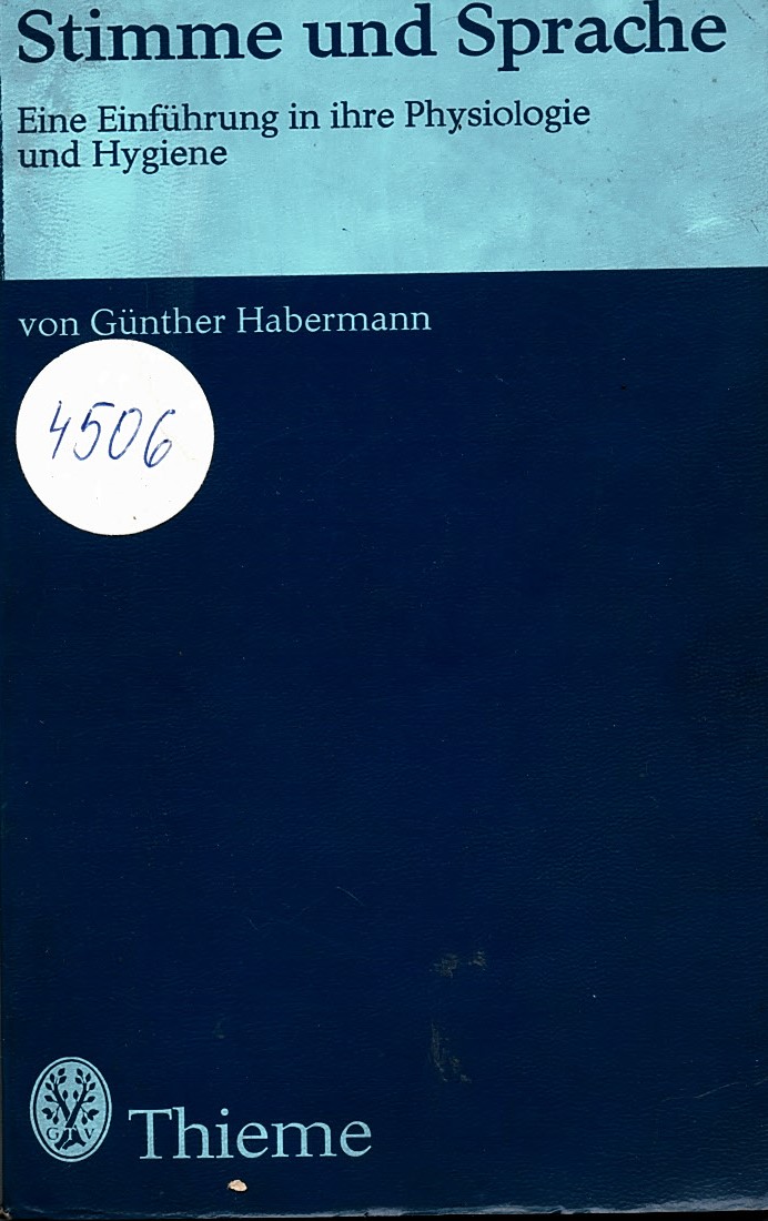    Stimme und Sprache.