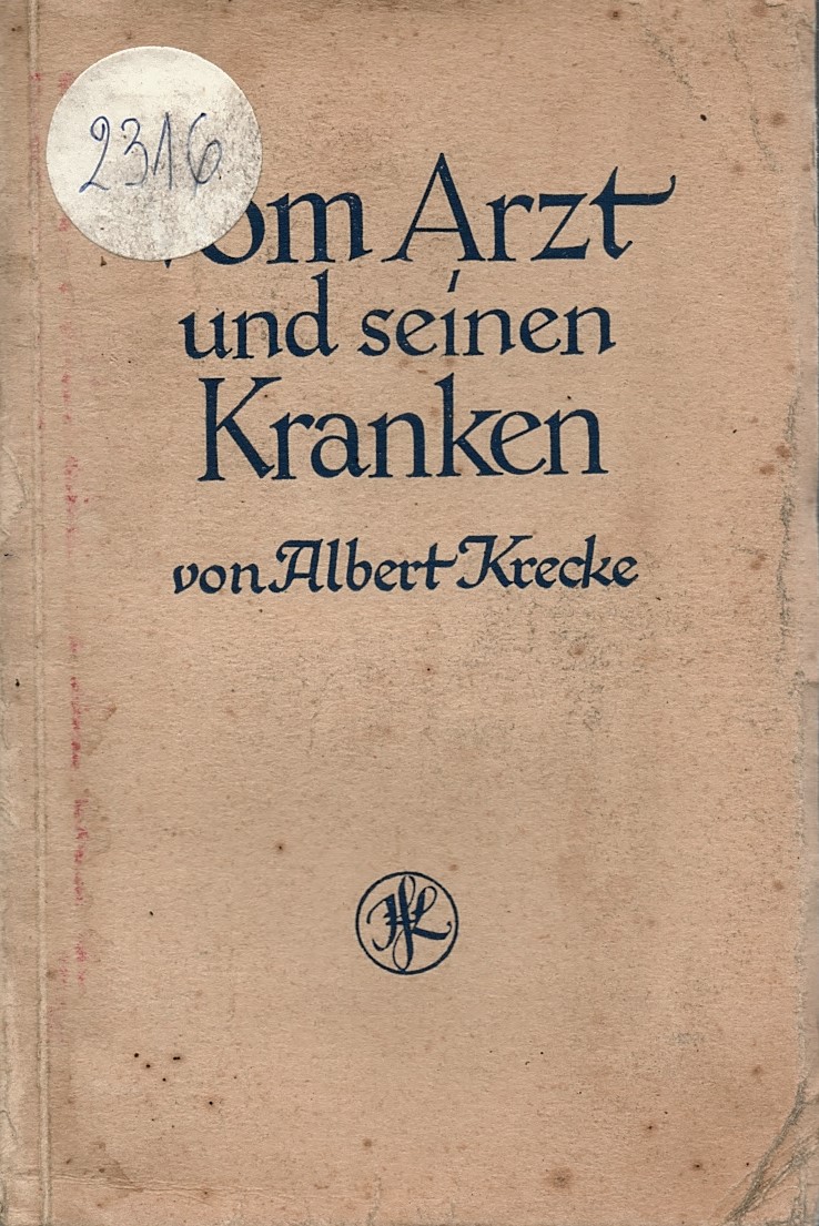  Vom Arzt und seinen Kranken   инв. № 2316