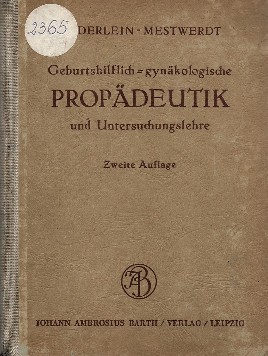   Geburtshilflich-gynakologische Propadeutik und Untersuchungslehre