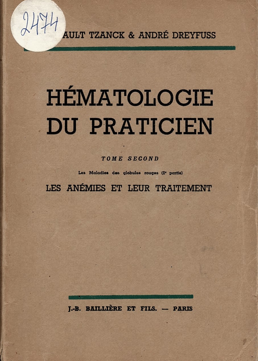   Hematologie du praticien, tome second