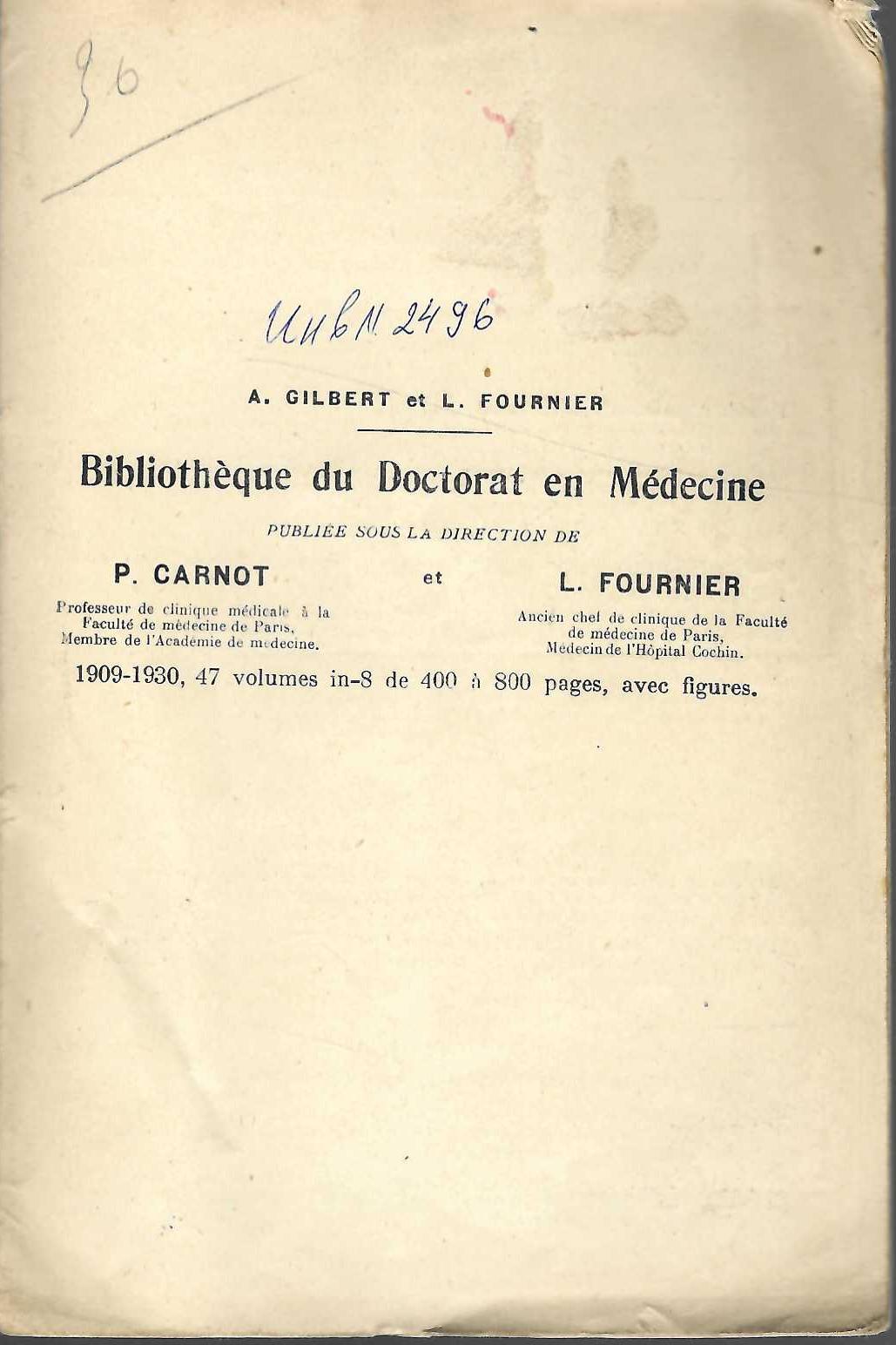  Bibliotheque du Doctorat en Medicine