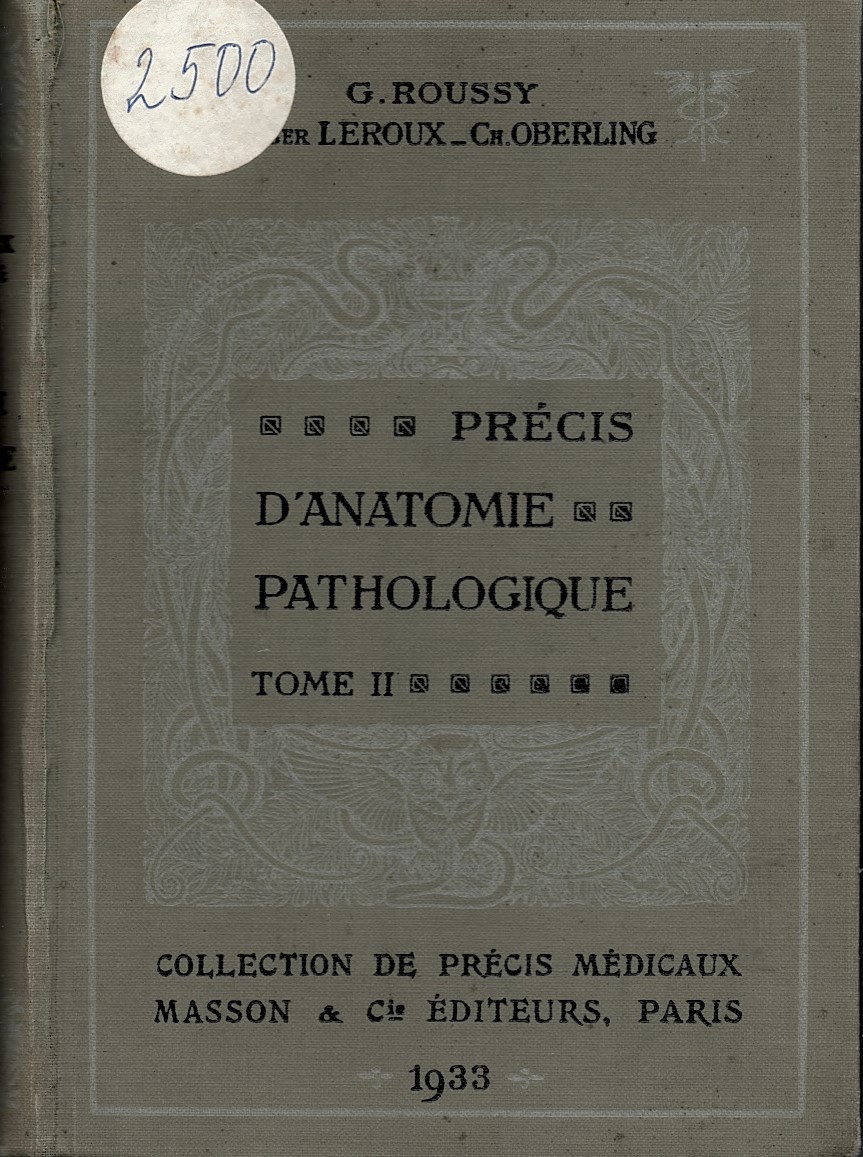  Precis d'anatomie pathologique  tome 2
