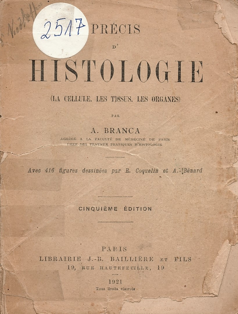   Precis de histologie