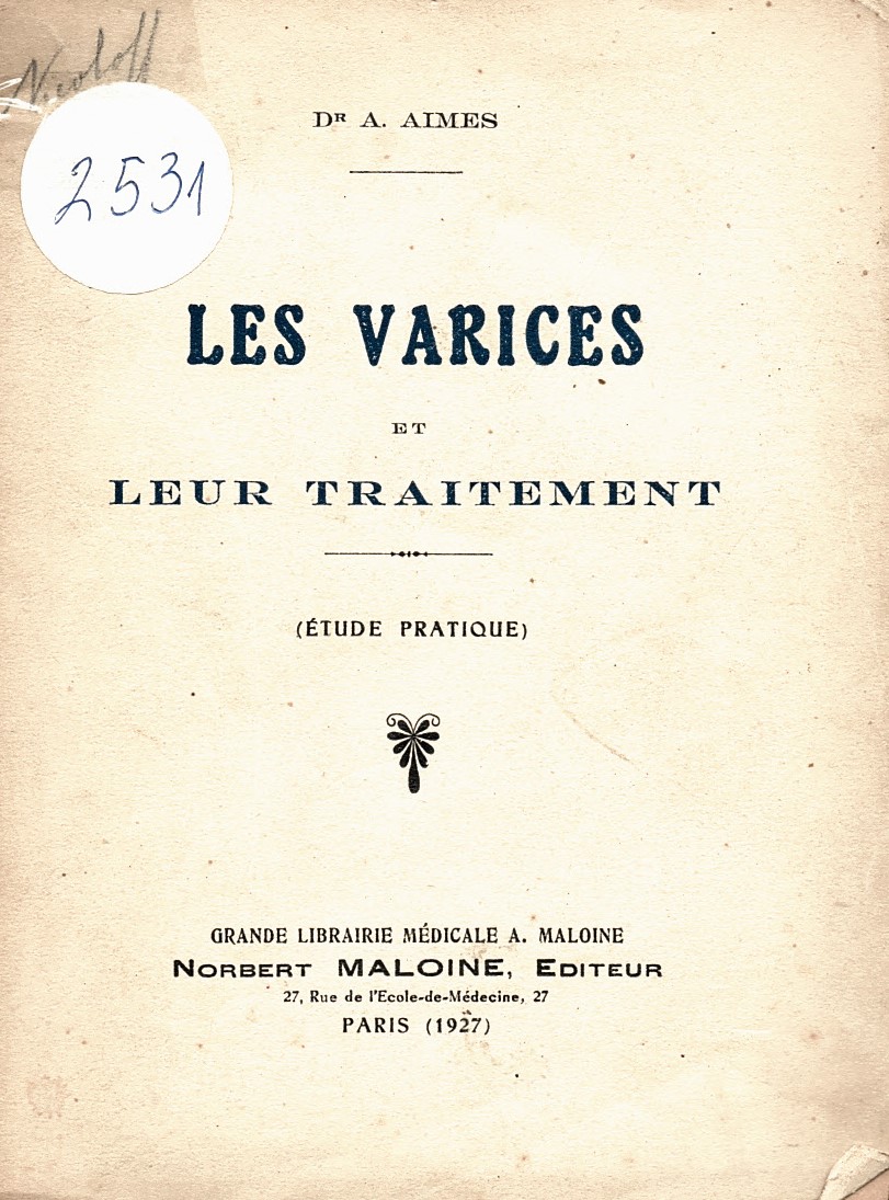  Les varices et leur traitement