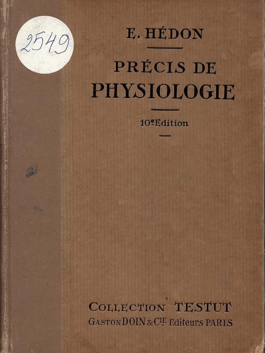  Precis de Physiologie, 10 edition