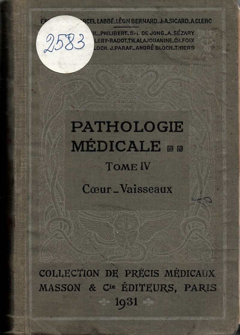  Pathologie medicale. Tome IV: Coeur_Vaisseaux