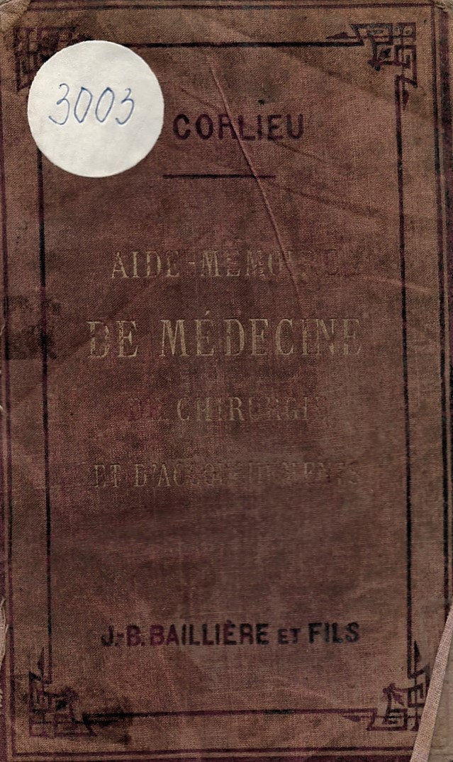   Aide - memoire de medecine de chirurgie et d’accouchements