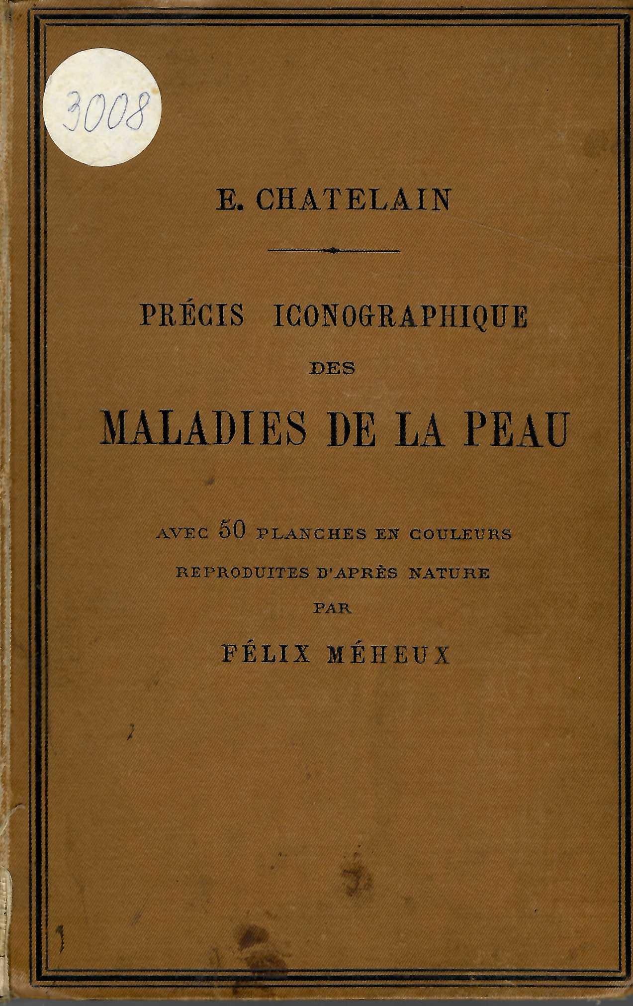 Precis iconographique des maladies de la peau