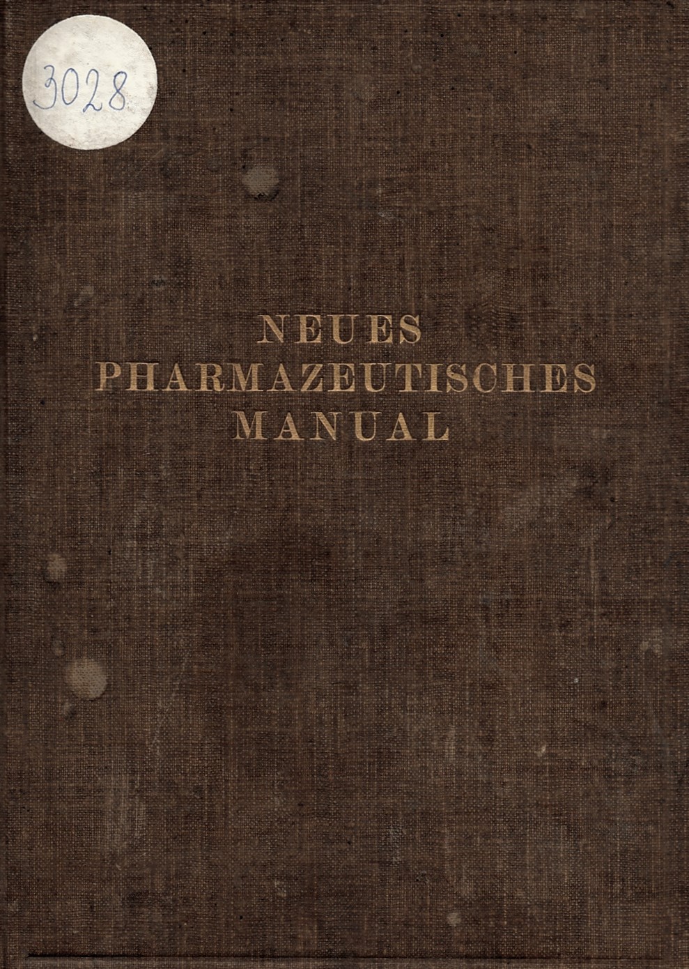 Neues pharmazeutisches manual