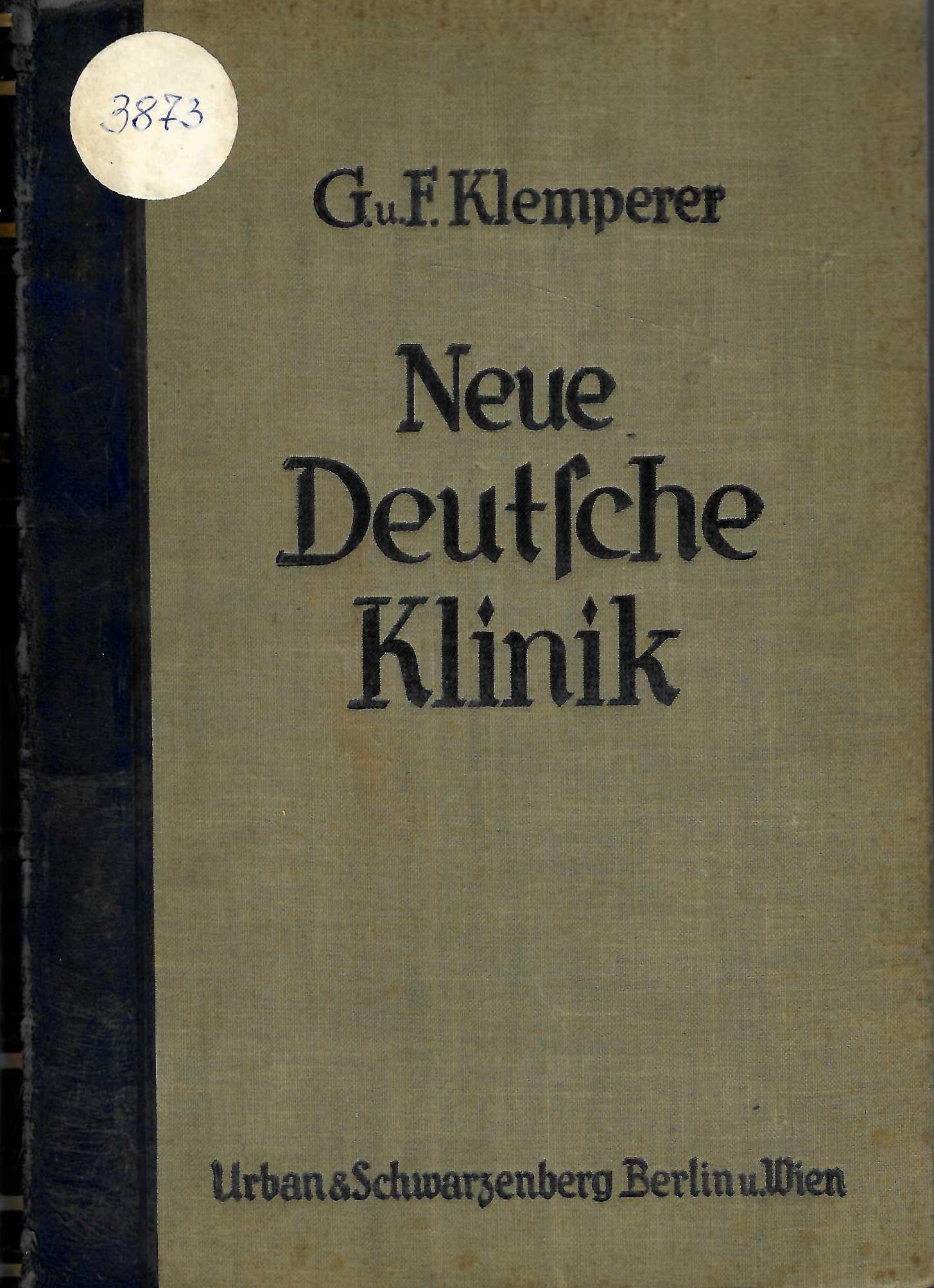  Neue Deutsche klinik, t. II