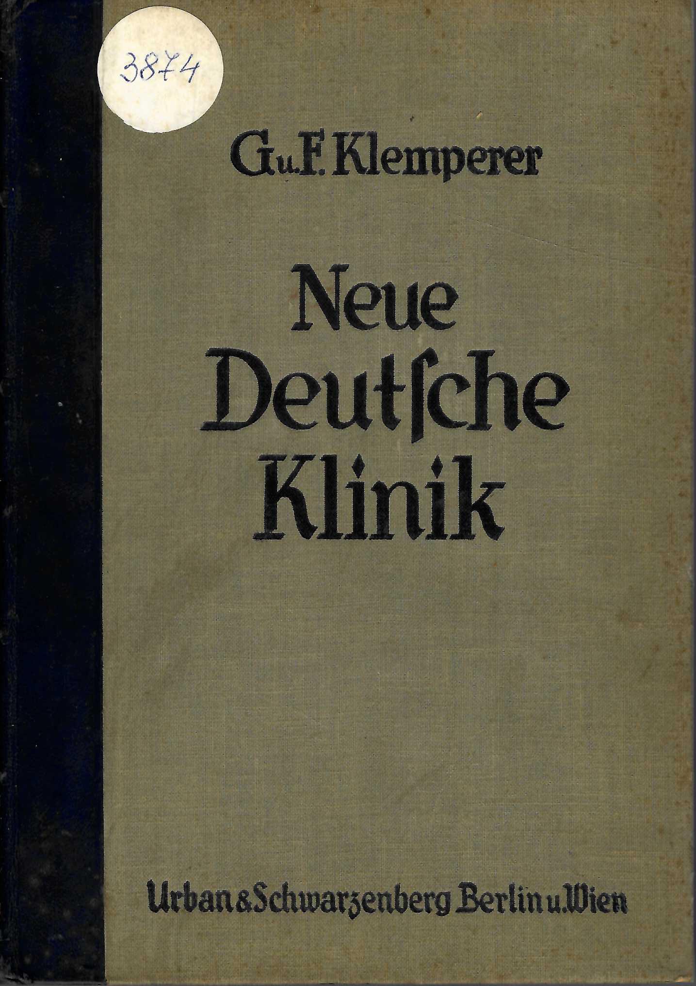  Neue Deutsche klinik, t. III