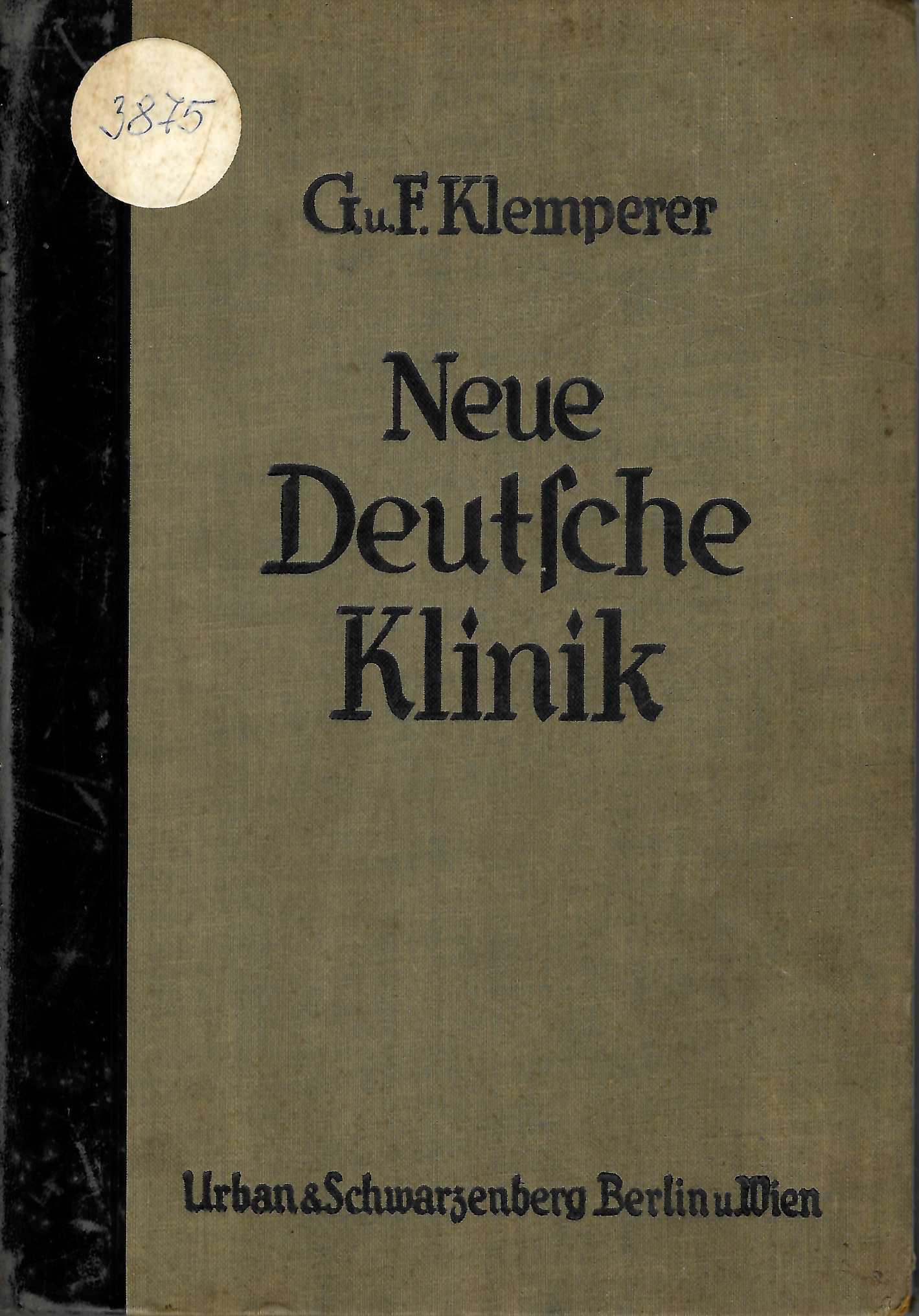  Neue Deutsche klinik, t. IV