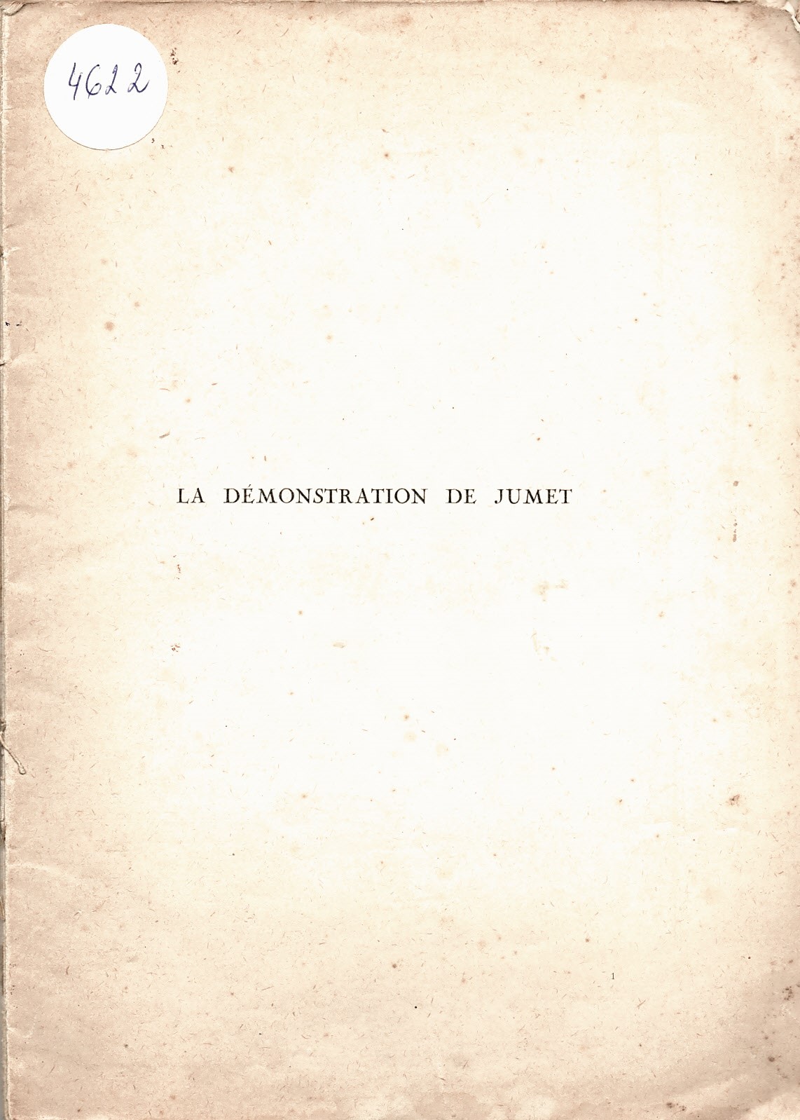  La demonstration de jumet