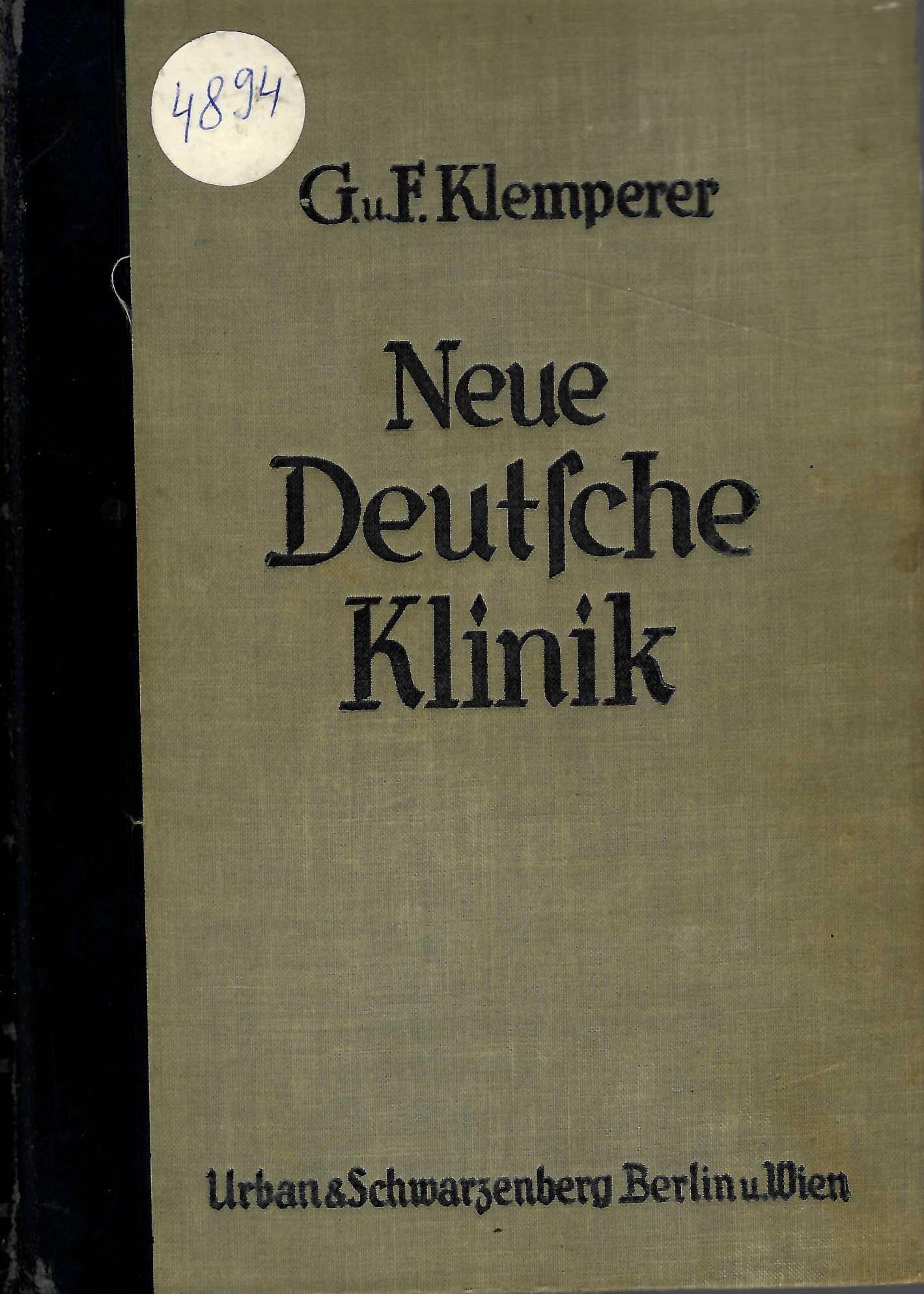   Neue Deutsche Klinik, b. 1