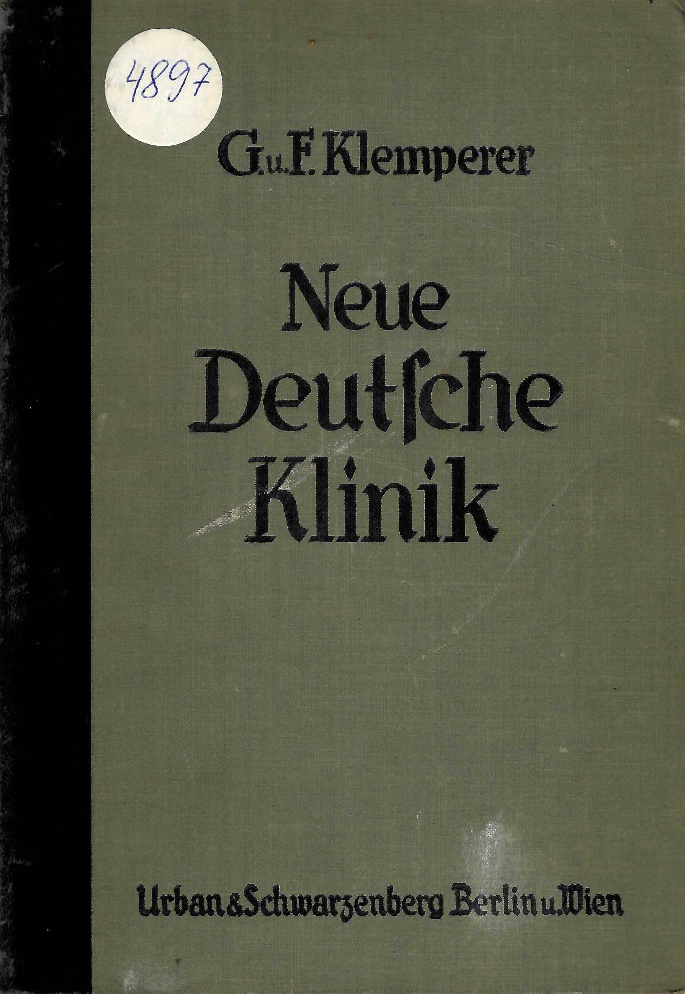  Neue Deutsche Klinik, b. 4