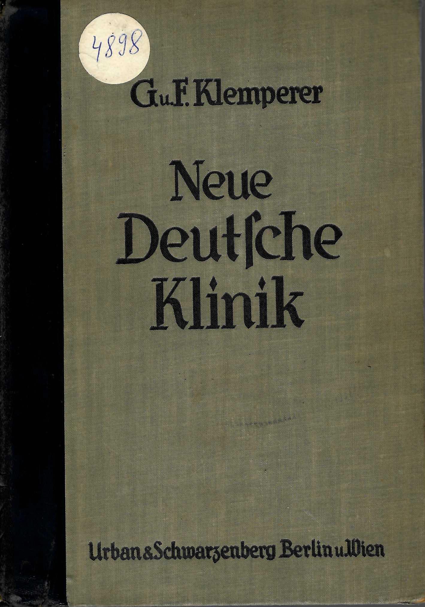  Neue Deutsche Klinik, b. 5