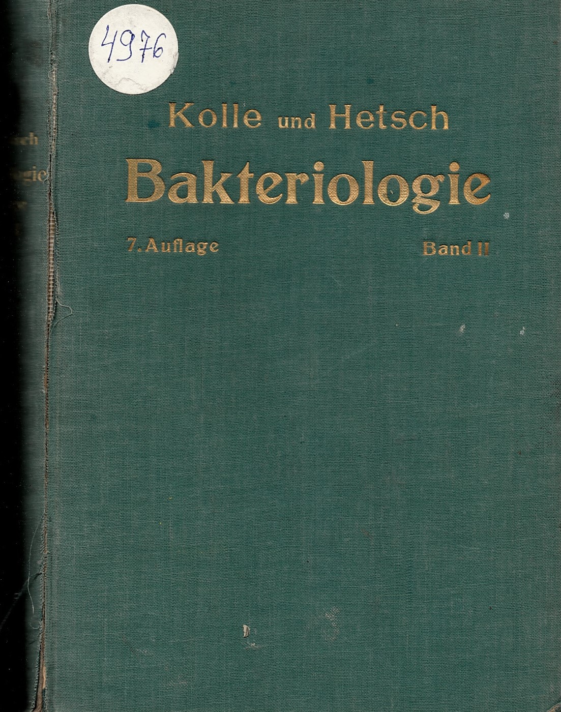  Bakteriologie. Band II