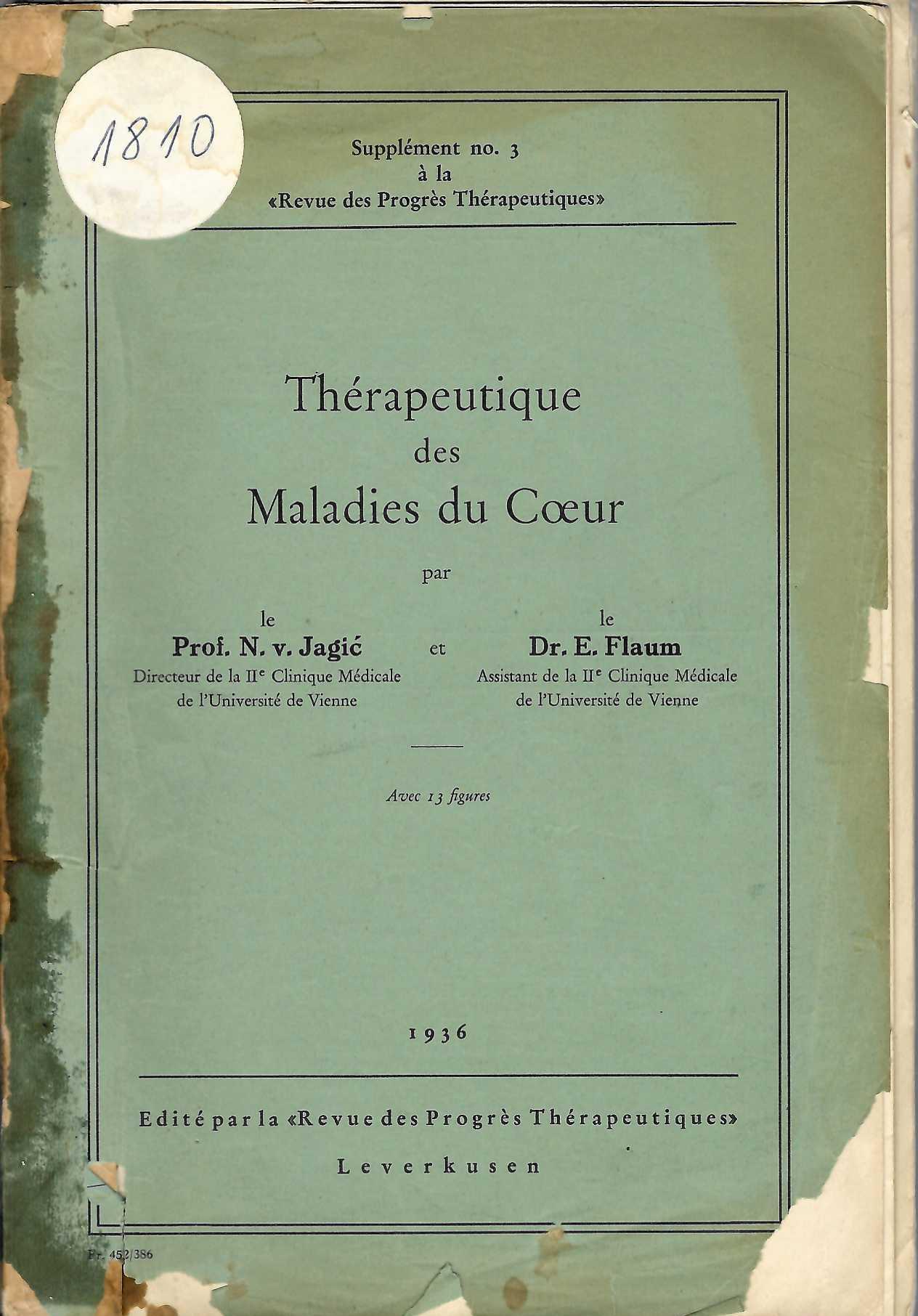  Therapeutique des Maladies du Coeur