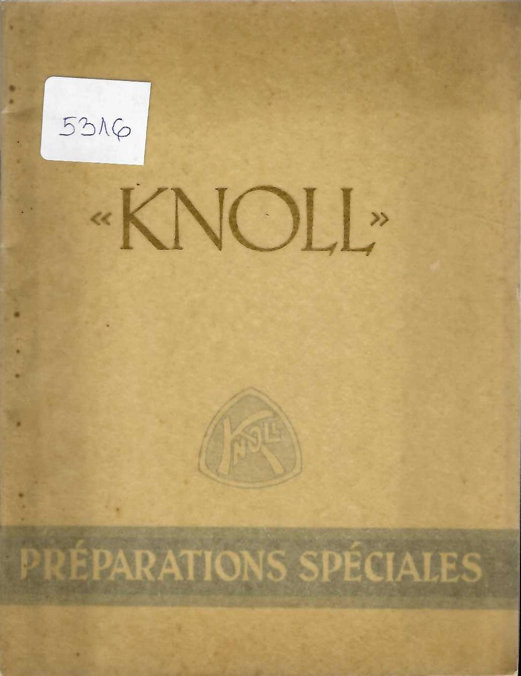  Preparations speciales